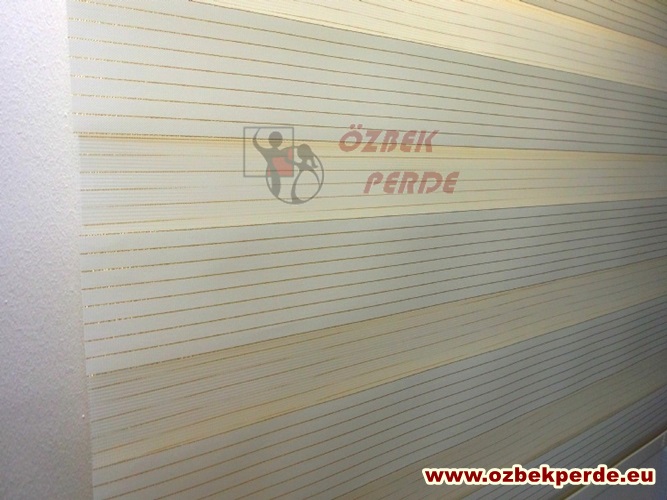 Yatay Simli Style Zebra Perde